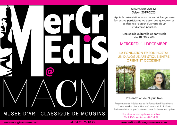 Conference At Museum of Art Classics of mougins “MACM”